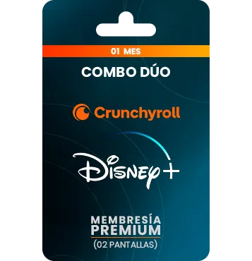membresia_crunchyroll+disney Dúo: Crunchyroll - Disney+